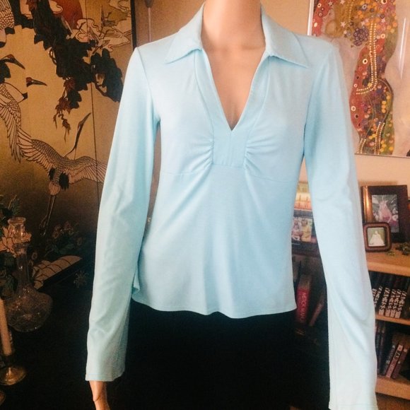 TRINA TURK Bell Sleeves Top, Size M - Picture 3 of 5